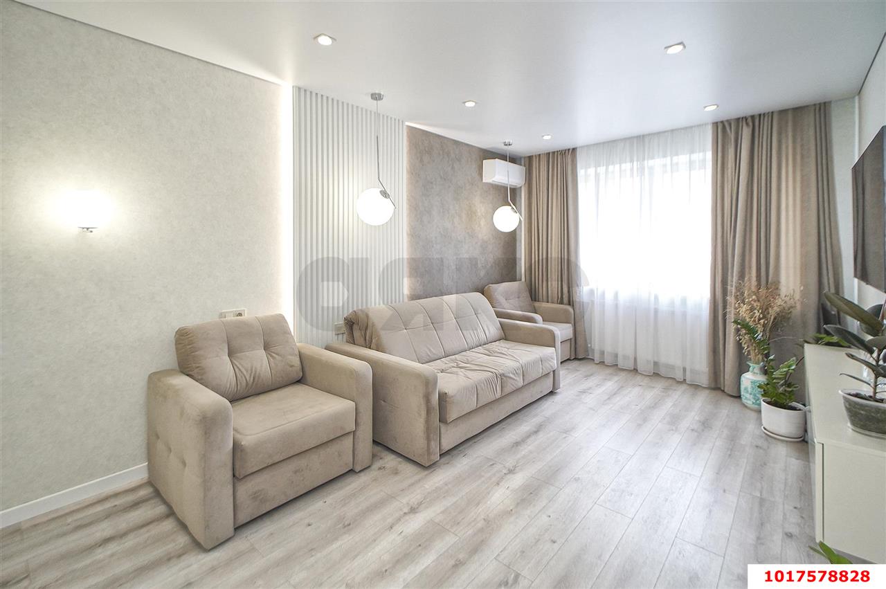 Фото №3: 1-комнатная квартира <span class="whitespace-nowrap">45 м²</span>, <span class="whitespace-nowrap">14/18 эт.</span> - Краснодар, Прикубанский внутригородской округ, Панорама, мкр. ЖК Гарантия, ул. Восточно-Кругликовская, 42/3к2