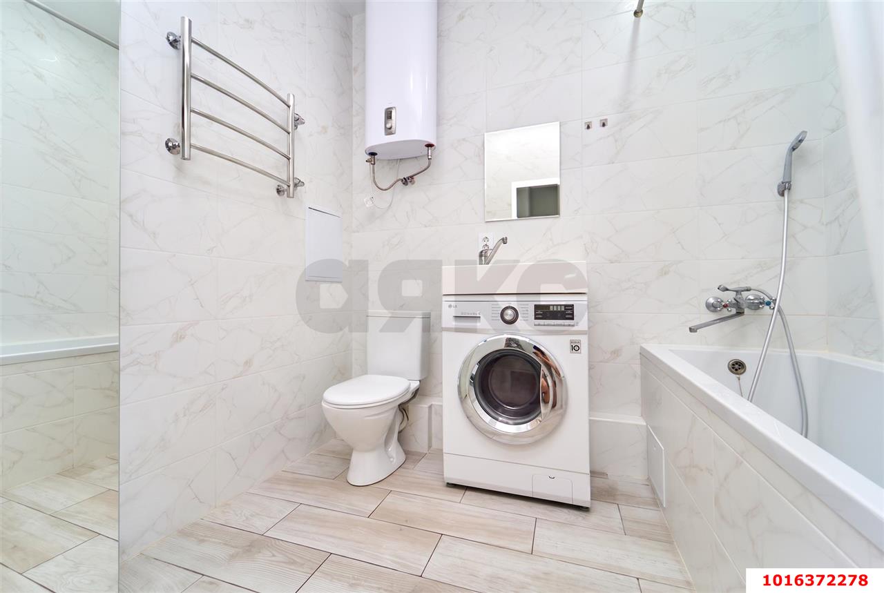 Фото №6: 1-комнатная квартира <span class="whitespace-nowrap">41 м²</span>, <span class="whitespace-nowrap">5/16 эт.</span> - Краснодар, Прикубанский внутригородской округ, 9-й километр, мкр. ЖК Валентина, ул. имени Дзержинского, 64/2