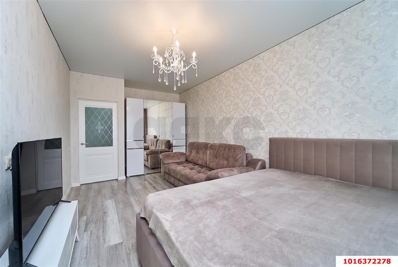 Фото №5: 1-комнатная квартира <span class="whitespace-nowrap">41 м²</span>, <span class="whitespace-nowrap">5/16 эт.</span> - Краснодар, Прикубанский внутригородской округ, 9-й километр, мкр. ЖК Валентина, ул. имени Дзержинского, 64/2