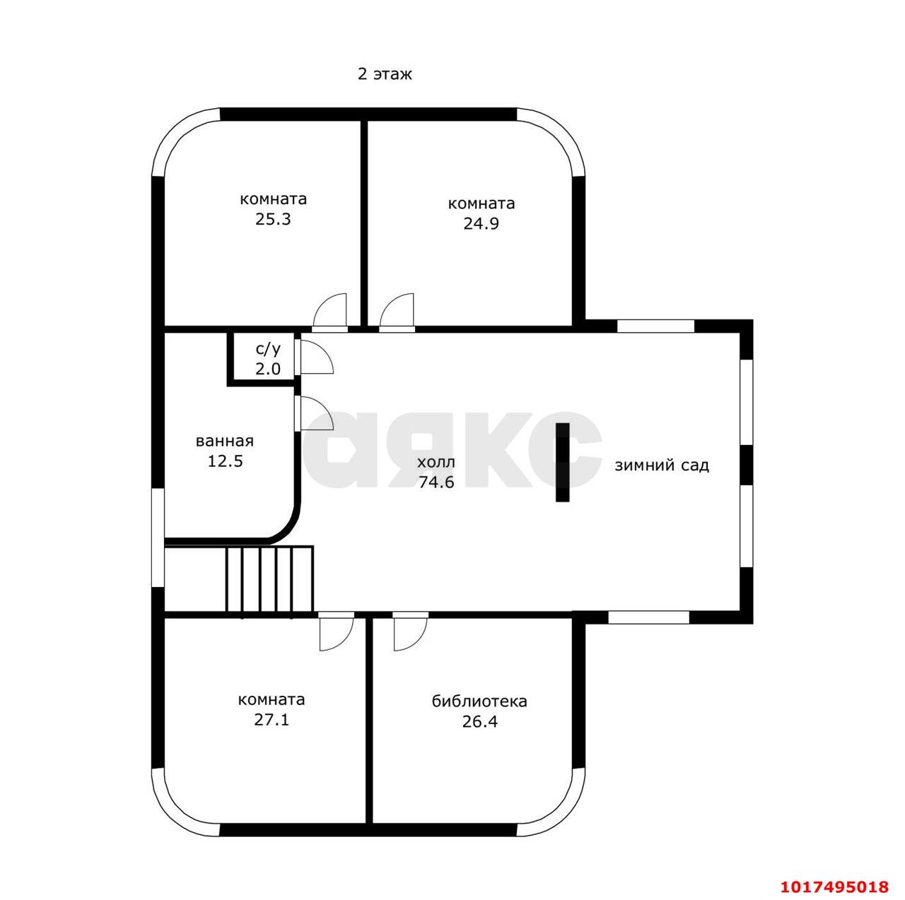 Фото №6: Дом <span class="whitespace-nowrap">400 м²</span> <span class="whitespace-nowrap">+ 6.95 сот.</span>, <span class="whitespace-nowrap">2 эт.</span> - Электрон, мкр. Карасунский внутригородской округ, ул. Абрикосовая, 1