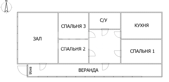 Фото №18: Дом <span class="whitespace-nowrap">100 м²</span> <span class="whitespace-nowrap">+ 6 сот.</span>, <span class="whitespace-nowrap">1 эт.</span> - Майкоп, мкр. квартал Дубзавод, ул. Тургенева, 80