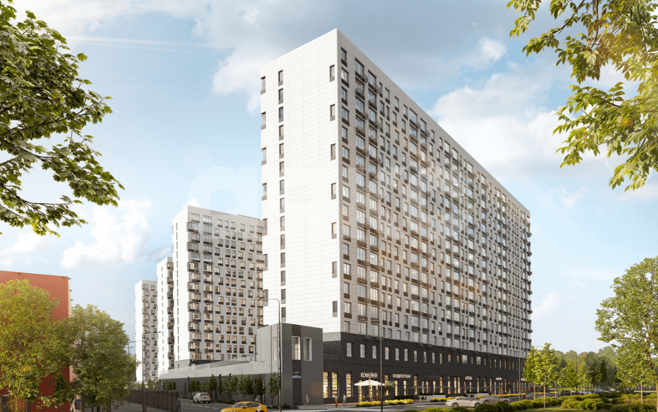 Фото №2: 1-комнатная квартира <span class="whitespace-nowrap">35 м²</span>, <span class="whitespace-nowrap">13/17 эт.</span> - Балашиха, Южный, мкр. ЖК Квартал Светлый, ул. Твардовского, 54