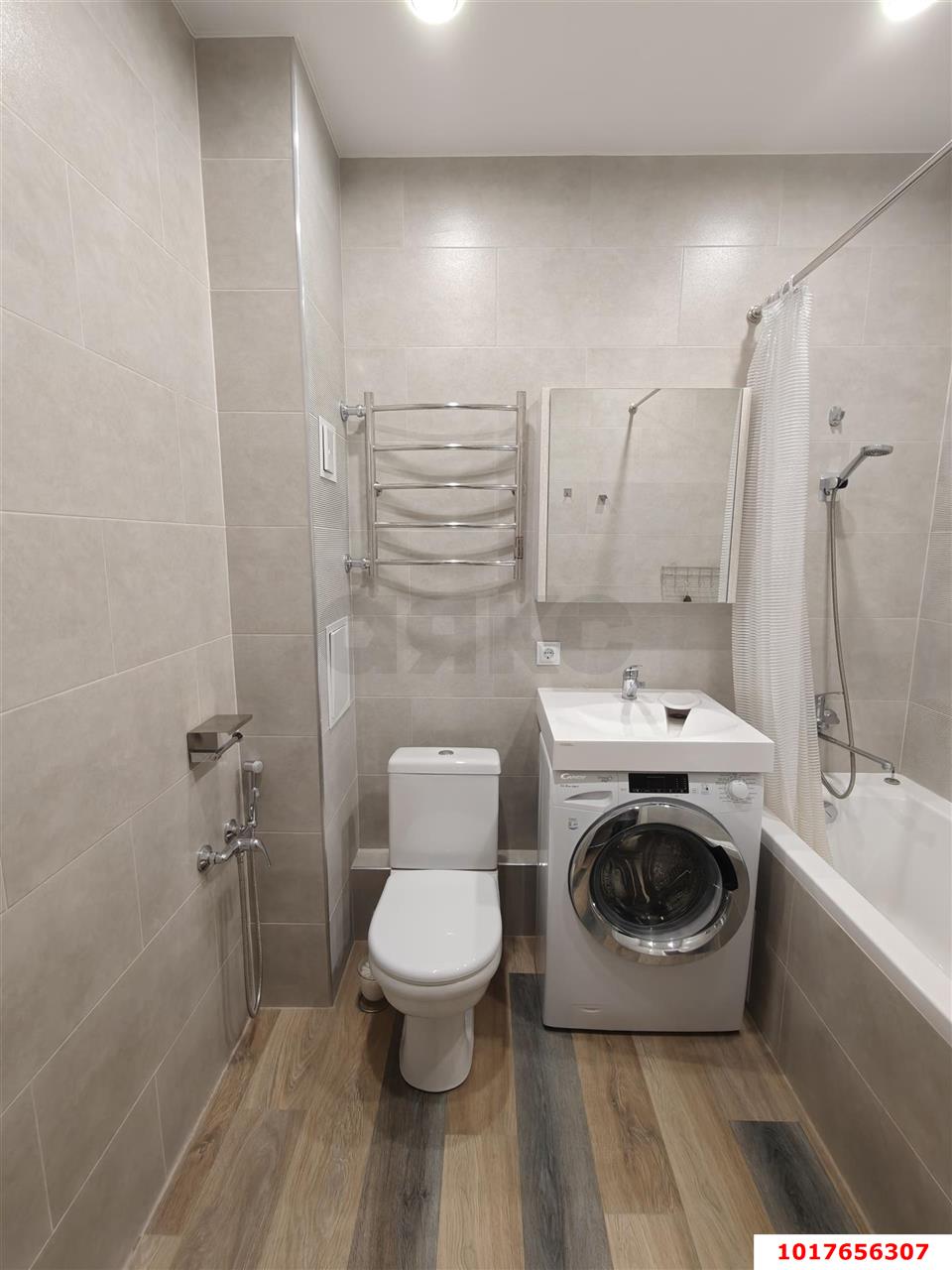 Фото №8: 1-комнатная квартира <span class="whitespace-nowrap">48 м²</span>, <span class="whitespace-nowrap">10/21 эт.</span> - Краснодар, Прикубанский внутригородской округ, мкр. ЖК Бауинвест, ул. Героев-Разведчиков, 11/4