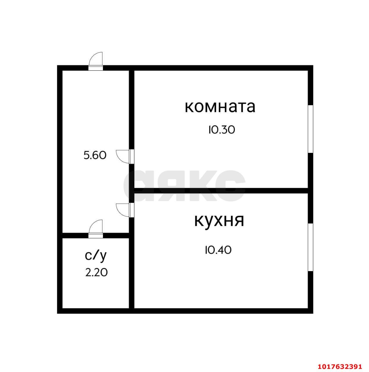 Фото №12: 1-комнатная квартира <span class="whitespace-nowrap">28 м²</span>, <span class="whitespace-nowrap">1/2 эт.</span> - Краснодар, Прикубанский внутригородской округ, мкр. 9-й километр, ул. Можайского, 53