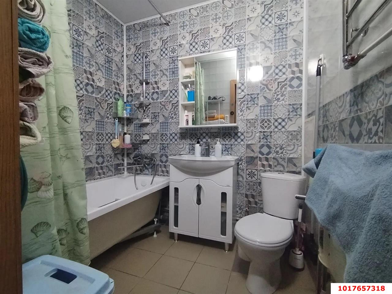 Фото №10: 1-комнатная квартира <span class="whitespace-nowrap">45 м²</span>, <span class="whitespace-nowrap">7/9 эт.</span> - Яблоновский, мкр. ЖК Солнечный, ул. Солнечная, 55к23
