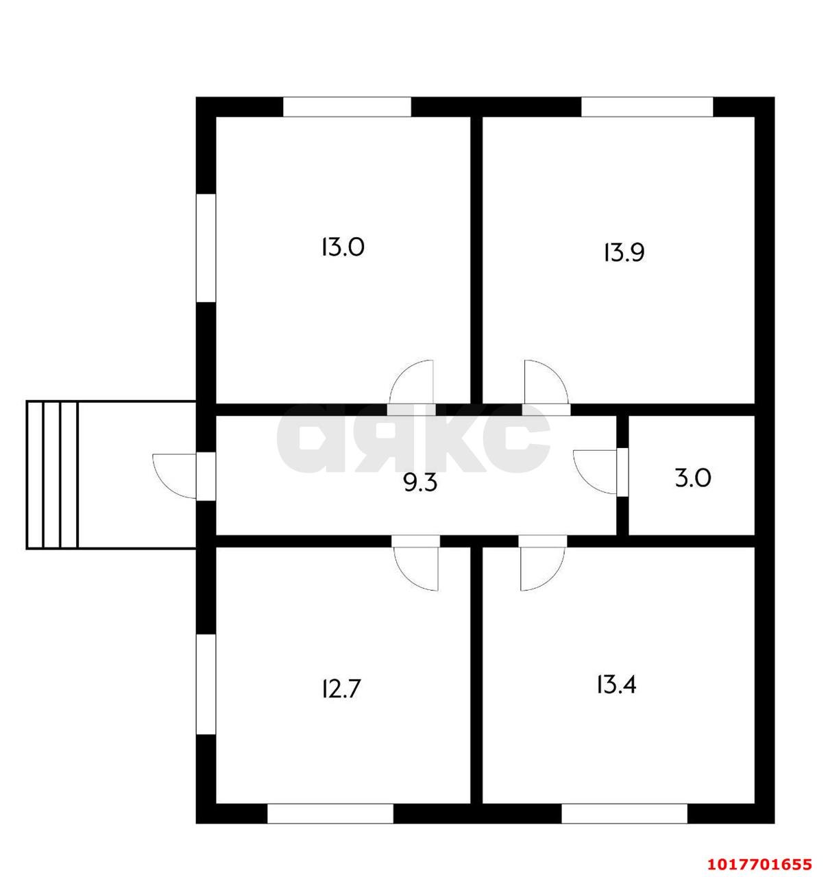 Фото №6: Дом <span class="whitespace-nowrap">65 м²</span> <span class="whitespace-nowrap">+ 14 сот.</span>, <span class="whitespace-nowrap">1 эт.</span> - Козет, ул. имени С.З. Ягумова, 26
