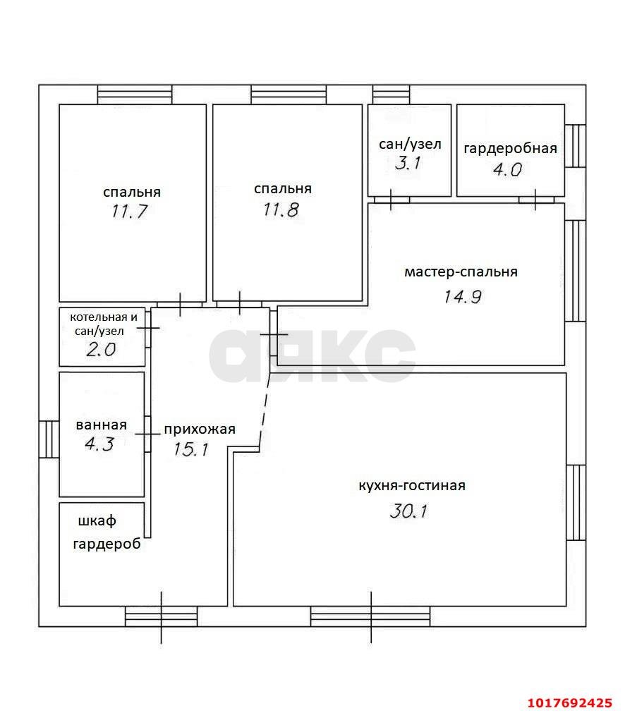 Фото №2: Дом <span class="whitespace-nowrap">100 м²</span> <span class="whitespace-nowrap">+ 4 сот.</span>, <span class="whitespace-nowrap">1 эт.</span> - Краснодар, Прикубанский внутригородской округ, снт Садовод, ул. Пихтовая, 78