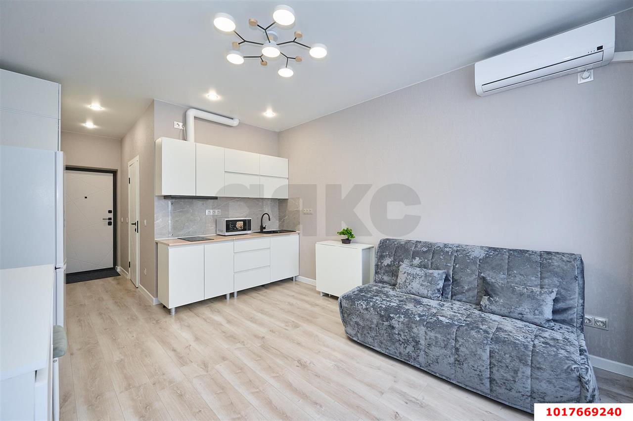 Фото №4: Студия <span class="whitespace-nowrap">23 м²</span>, <span class="whitespace-nowrap">9/24 эт.</span> - Краснодар, Центральный внутригородской округ, мкр. Черёмушки, ул. Обрывная, 132/1к19