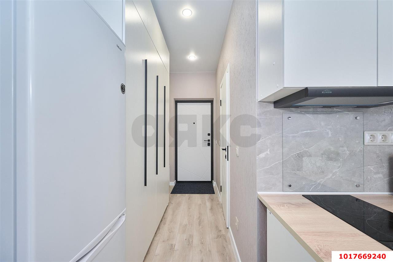 Фото №6: Студия <span class="whitespace-nowrap">23 м²</span>, <span class="whitespace-nowrap">9/24 эт.</span> - Краснодар, Центральный внутригородской округ, мкр. Черёмушки, ул. Обрывная, 132/1к19