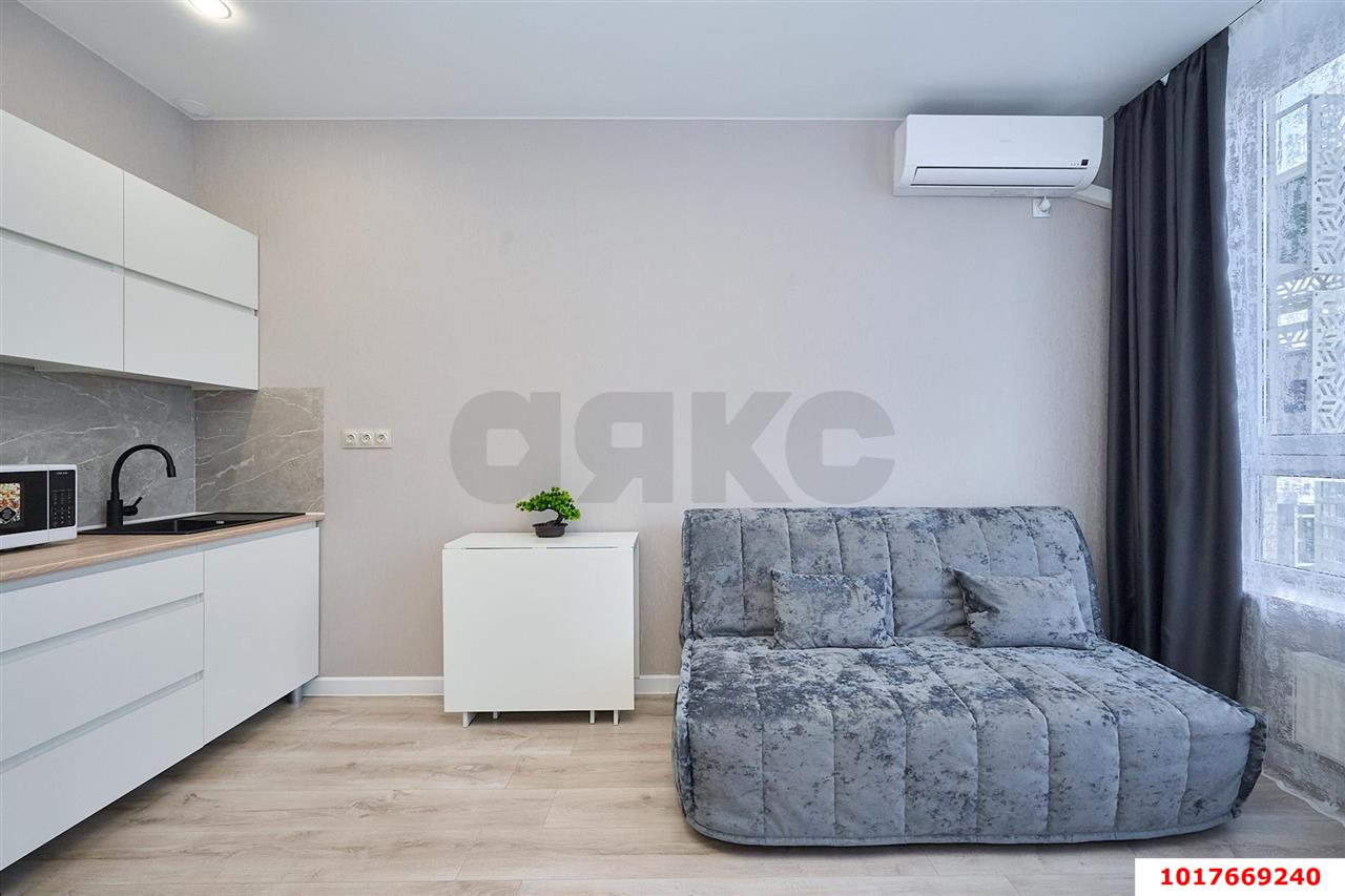 Фото №3: Студия <span class="whitespace-nowrap">23 м²</span>, <span class="whitespace-nowrap">9/24 эт.</span> - Краснодар, Центральный внутригородской округ, мкр. Черёмушки, ул. Обрывная, 132/1к19