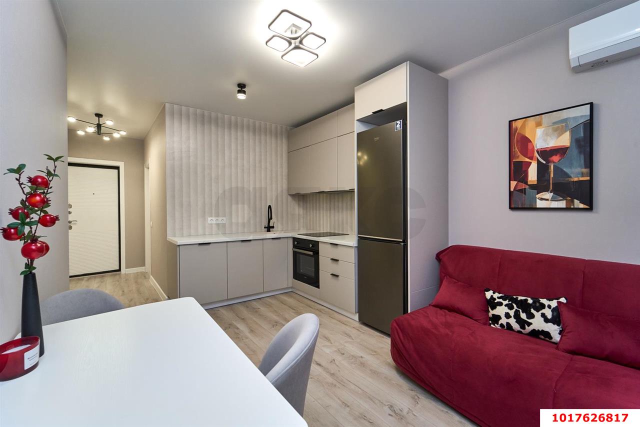 Фото №2: 1-комнатная квартира <span class="whitespace-nowrap">41 м²</span>, <span class="whitespace-nowrap">1/23 эт.</span> - Краснодар, Западный внутригородской округ, мкр. ЖК Краснодар Сити, ул. Шоссе Нефтяников, 18к7