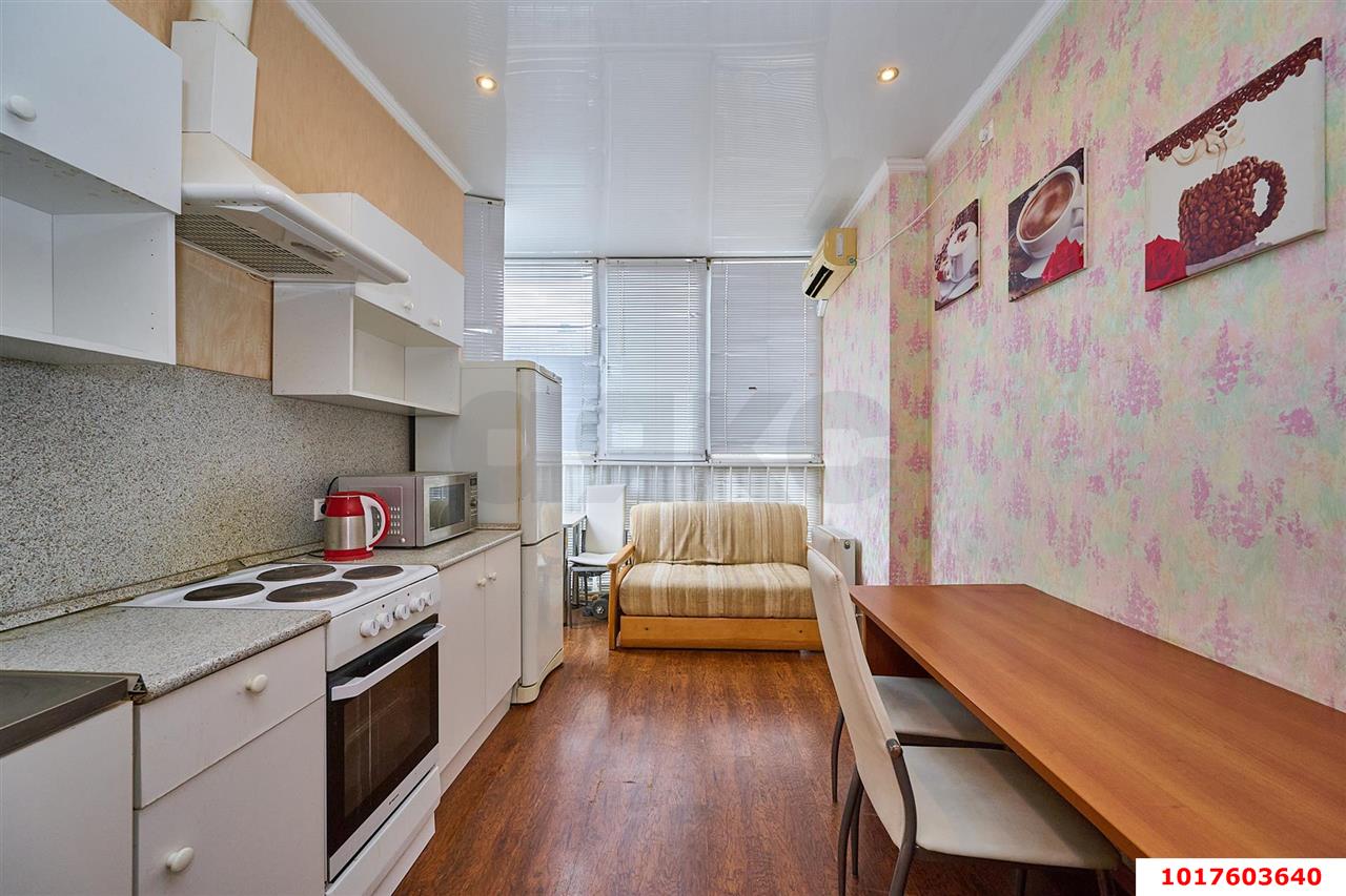 Фото №3: 1-комнатная квартира <span class="whitespace-nowrap">43 м²</span>, <span class="whitespace-nowrap">7/8 эт.</span> - Краснодар, Прикубанский внутригородской округ, мкр. Музыкальный, ул. имени Дунаевского И.И., 8