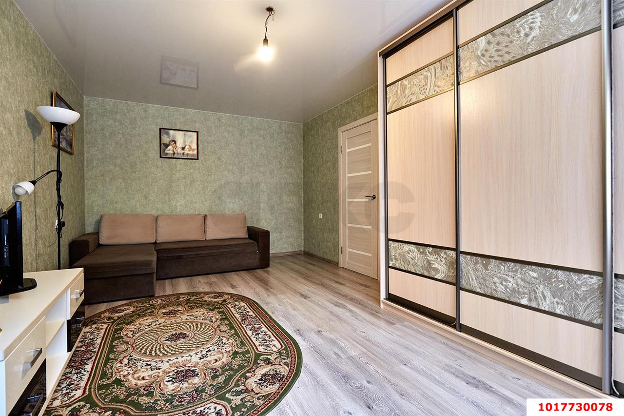 Фото №2: 1-комнатная квартира <span class="whitespace-nowrap">42 м²</span>, <span class="whitespace-nowrap">1/14 эт.</span> - Краснодар, Прикубанский внутригородской округ, Круглик, мкр. Школьный, ул. Школьная, 5