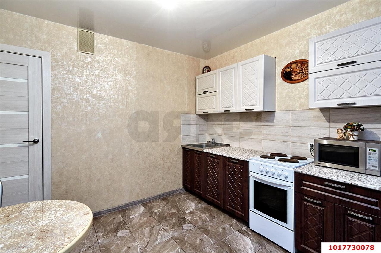 Фото №5: 1-комнатная квартира <span class="whitespace-nowrap">42 м²</span>, <span class="whitespace-nowrap">1/14 эт.</span> - Краснодар, Прикубанский внутригородской округ, Круглик, мкр. Школьный, ул. Школьная, 5