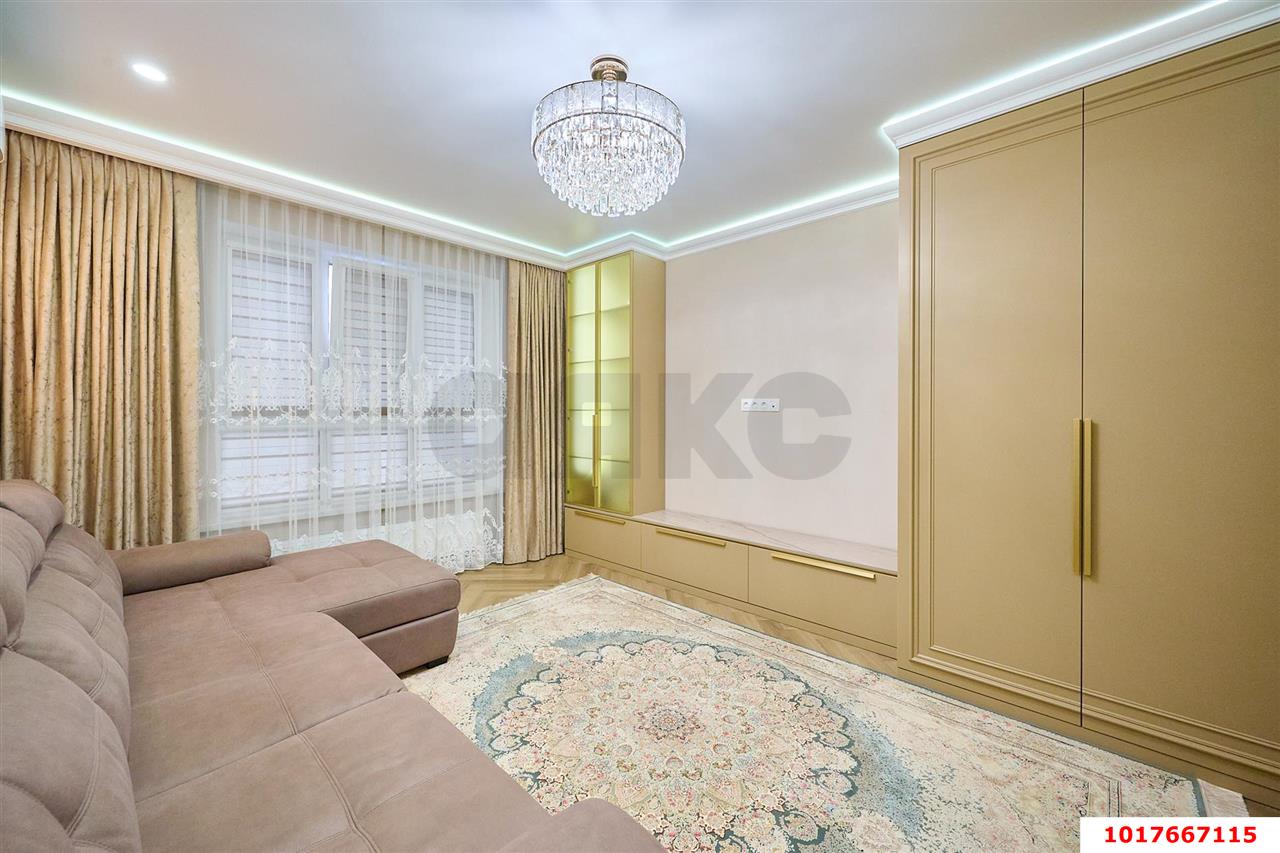 Фото №6: 1-комнатная квартира <span class="whitespace-nowrap">50 м²</span>, <span class="whitespace-nowrap">4/24 эт.</span> - Краснодар, Карасунский внутригородской округ, Хлопчато-бумажный Комбинат, мкр. жилой комплекс Элегант, ул. Сормовская, 1/6