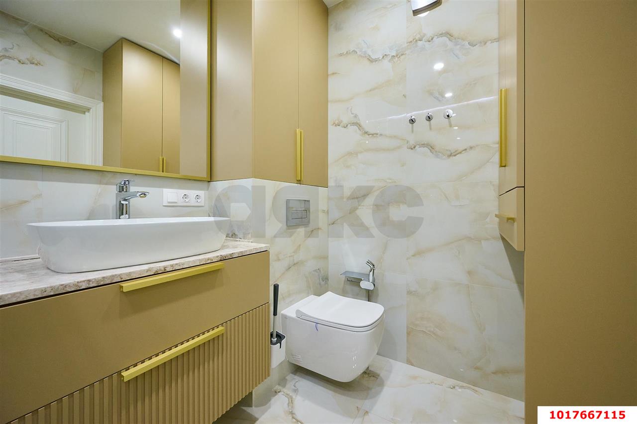 Фото №15: 1-комнатная квартира <span class="whitespace-nowrap">50 м²</span>, <span class="whitespace-nowrap">4/24 эт.</span> - Краснодар, Карасунский внутригородской округ, Хлопчато-бумажный Комбинат, мкр. жилой комплекс Элегант, ул. Сормовская, 1/6