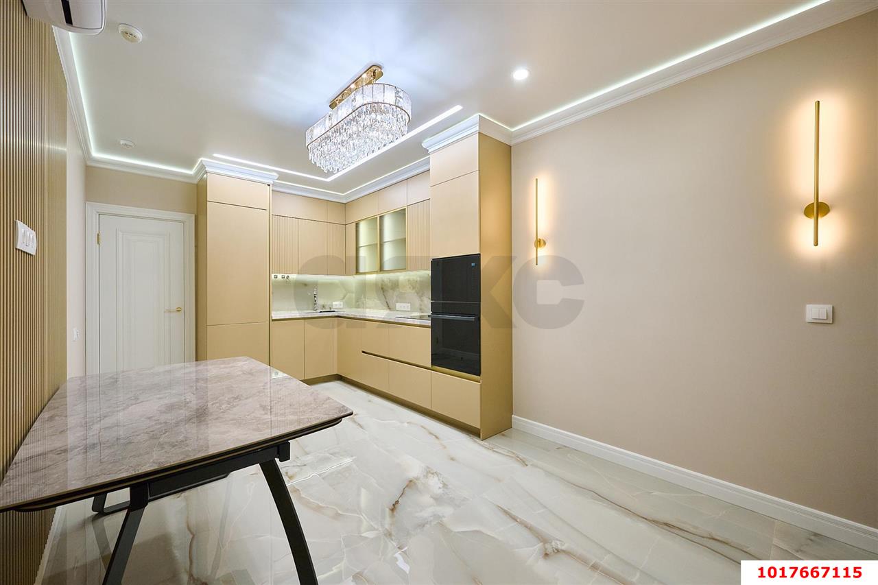 Фото №4: 1-комнатная квартира <span class="whitespace-nowrap">50 м²</span>, <span class="whitespace-nowrap">4/24 эт.</span> - Краснодар, Карасунский внутригородской округ, Хлопчато-бумажный Комбинат, мкр. жилой комплекс Элегант, ул. Сормовская, 1/6