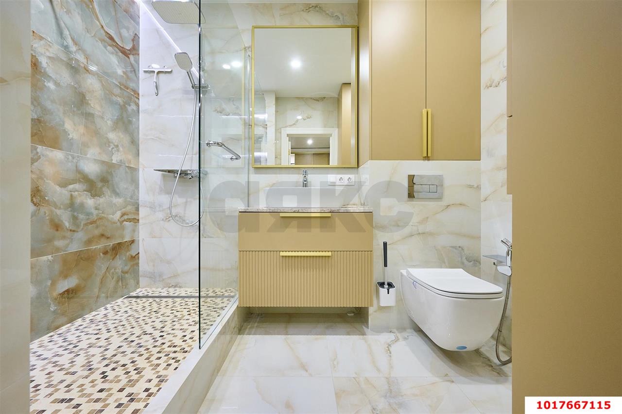 Фото №12: 1-комнатная квартира <span class="whitespace-nowrap">50 м²</span>, <span class="whitespace-nowrap">4/24 эт.</span> - Краснодар, Карасунский внутригородской округ, Хлопчато-бумажный Комбинат, мкр. жилой комплекс Элегант, ул. Сормовская, 1/6