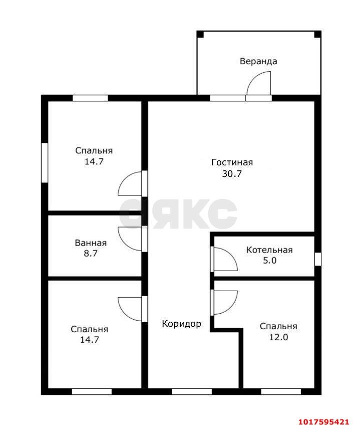 Фото №9: Дом <span class="whitespace-nowrap">93 м²</span> <span class="whitespace-nowrap">+ 3.44 сот.</span>, <span class="whitespace-nowrap">2 эт.</span> - Заречный, пер. Лунный, 5