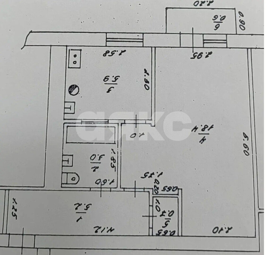 Фото №11: 1-комнатная квартира <span class="whitespace-nowrap">35 м²</span>, <span class="whitespace-nowrap">4/5 эт.</span> - Анапа, ул. Крымская, 128