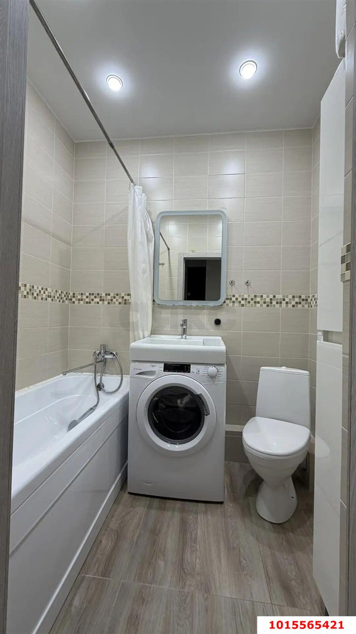 Фото №6: 1-комнатная квартира <span class="whitespace-nowrap">36 м²</span>, <span class="whitespace-nowrap">13/19 эт.</span> - Краснодар, Прикубанский внутригородской округ, имени Петра Метальникова, мкр. ЖК Победный, ул. Евгении Жигуленко, 13к2
