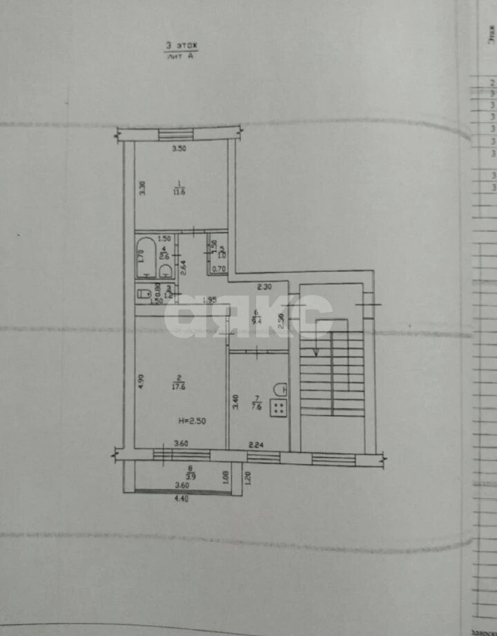 Фото №14: 2-комнатная квартира <span class="whitespace-nowrap">51 м²</span>, <span class="whitespace-nowrap">3/5 эт.</span> - Горячий Ключ, мкр. Администрация, ул. Ленина, 193