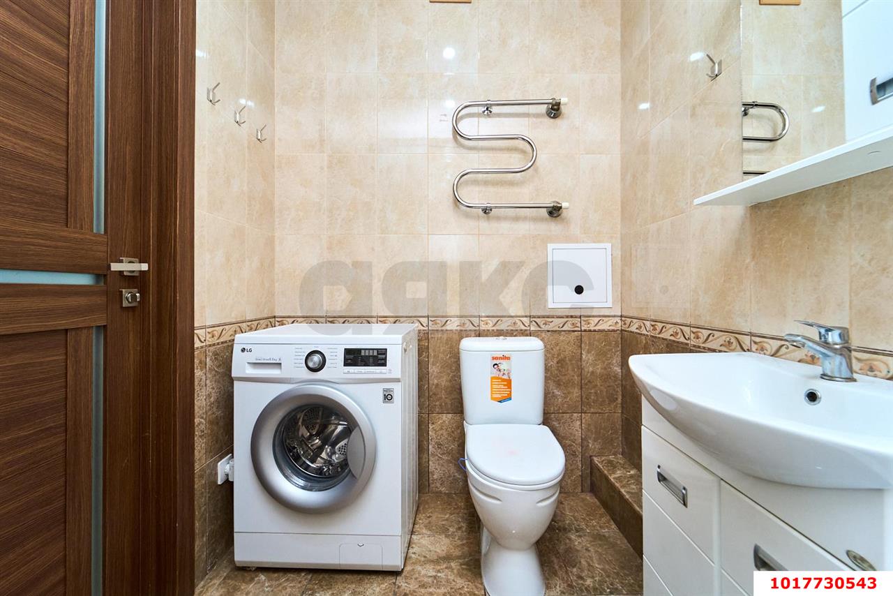 Фото №8: 1-комнатная квартира <span class="whitespace-nowrap">45 м²</span>, <span class="whitespace-nowrap">2/16 эт.</span> - Краснодар, Прикубанский внутригородской округ, жилой комплекс Времена Года-2, мкр. имени Петра Метальникова, ул. Петра Метальникова, 26
