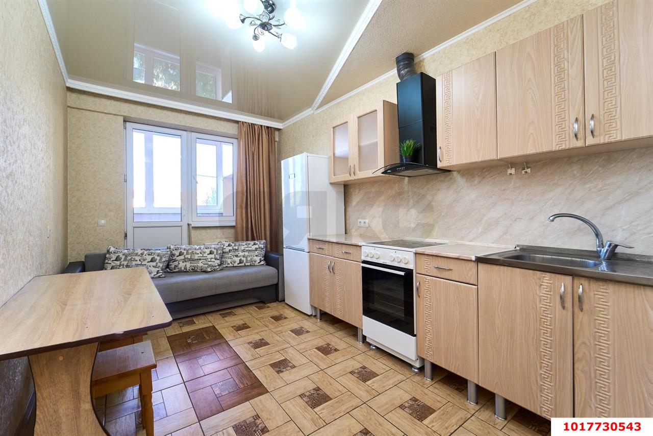 Фото №5: 1-комнатная квартира <span class="whitespace-nowrap">45 м²</span>, <span class="whitespace-nowrap">2/16 эт.</span> - Краснодар, Прикубанский внутригородской округ, жилой комплекс Времена Года-2, мкр. имени Петра Метальникова, ул. Петра Метальникова, 26