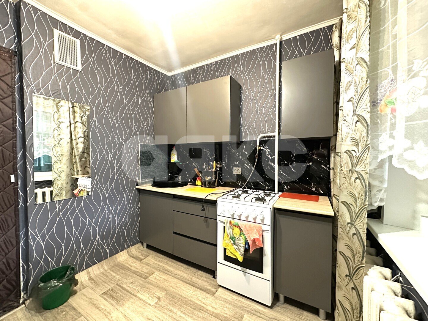 Фото №5: 1-комнатная квартира <span class="whitespace-nowrap">34 м²</span>, <span class="whitespace-nowrap">2/3 эт.</span> - Воскресенск, мкр. Фетровой фабрики, ул. Быковского, 52