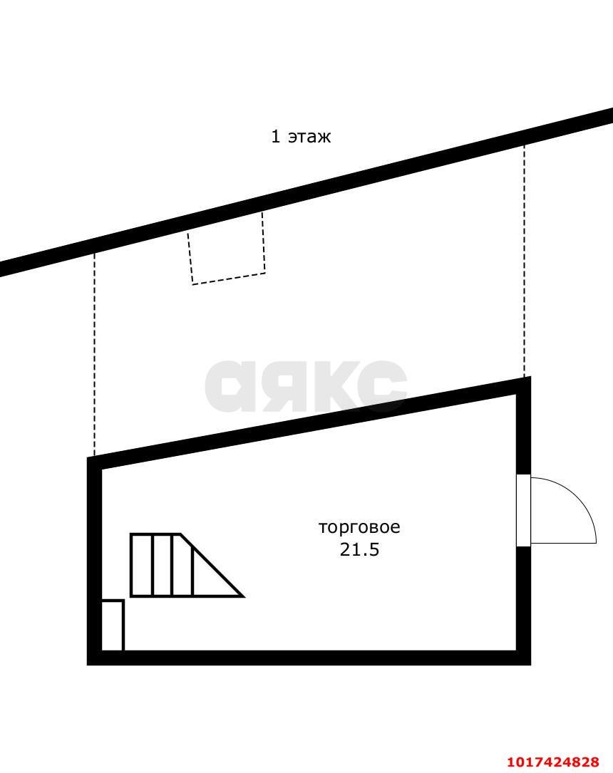 Фото №6: Торговое помещение <span class="whitespace-nowrap">105 м²</span>, <span class="whitespace-nowrap">1/3 эт.</span> - Краснодар, Центральный внутригородской округ, мкр. Дубинка, ул. Новороссийская, 2А