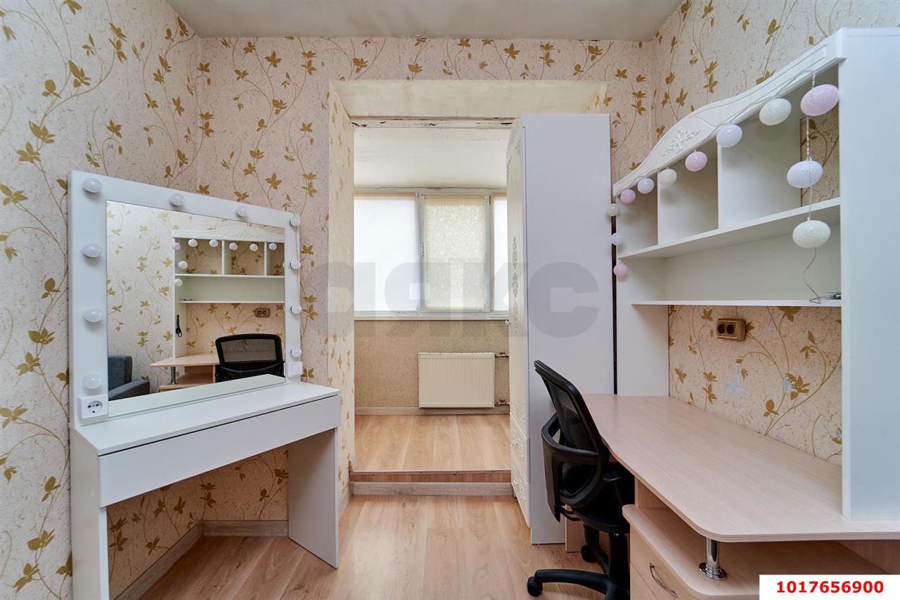 Фото №3: 1-комнатная квартира <span class="whitespace-nowrap">32 м²</span>, <span class="whitespace-nowrap">4/10 эт.</span> - Краснодар, Прикубанский внутригородской округ, Калинино, мкр. Завод Радиоизмерительных Приборов, ул. Алуштинская, 30