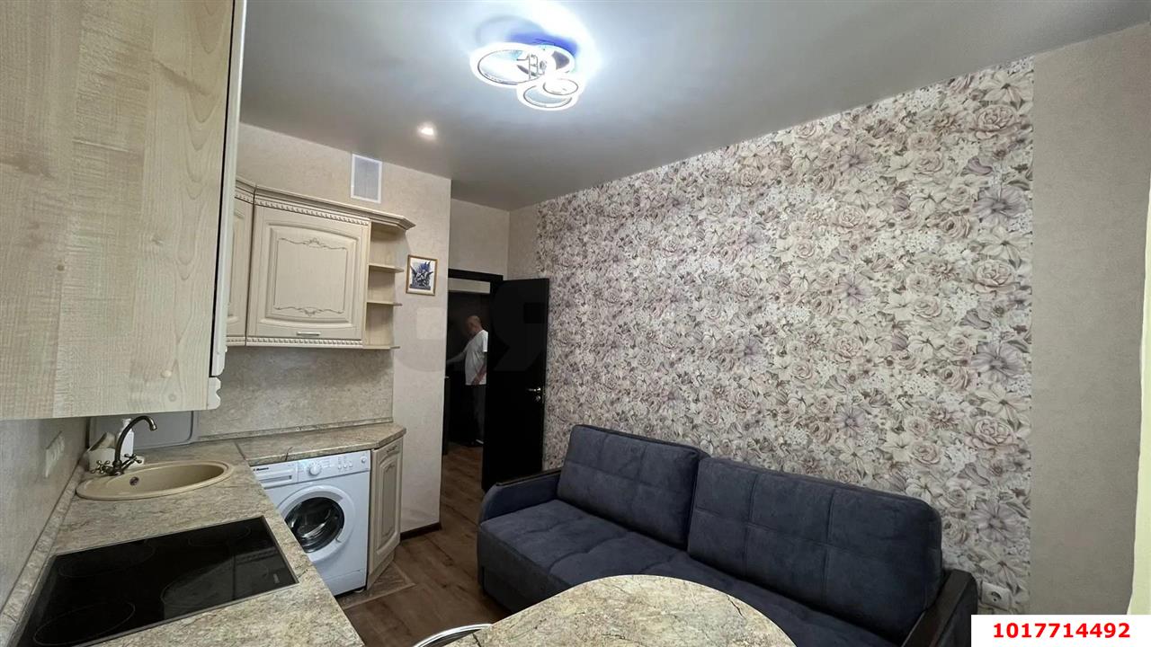 Фото №4: 1-комнатная квартира <span class="whitespace-nowrap">42 м²</span>, <span class="whitespace-nowrap">16/24 эт.</span> - Краснодар, Карасунский внутригородской округ, мкр. жилой комплекс Каскад, ул. имени Дмитрия Благоева, 31к1