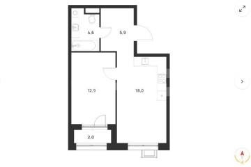 Фото №1: 2-комнатная квартира <span class="whitespace-nowrap">42 м²</span>, <span class="whitespace-nowrap">10/17 эт.</span> - Москва Новомосковский административный округ