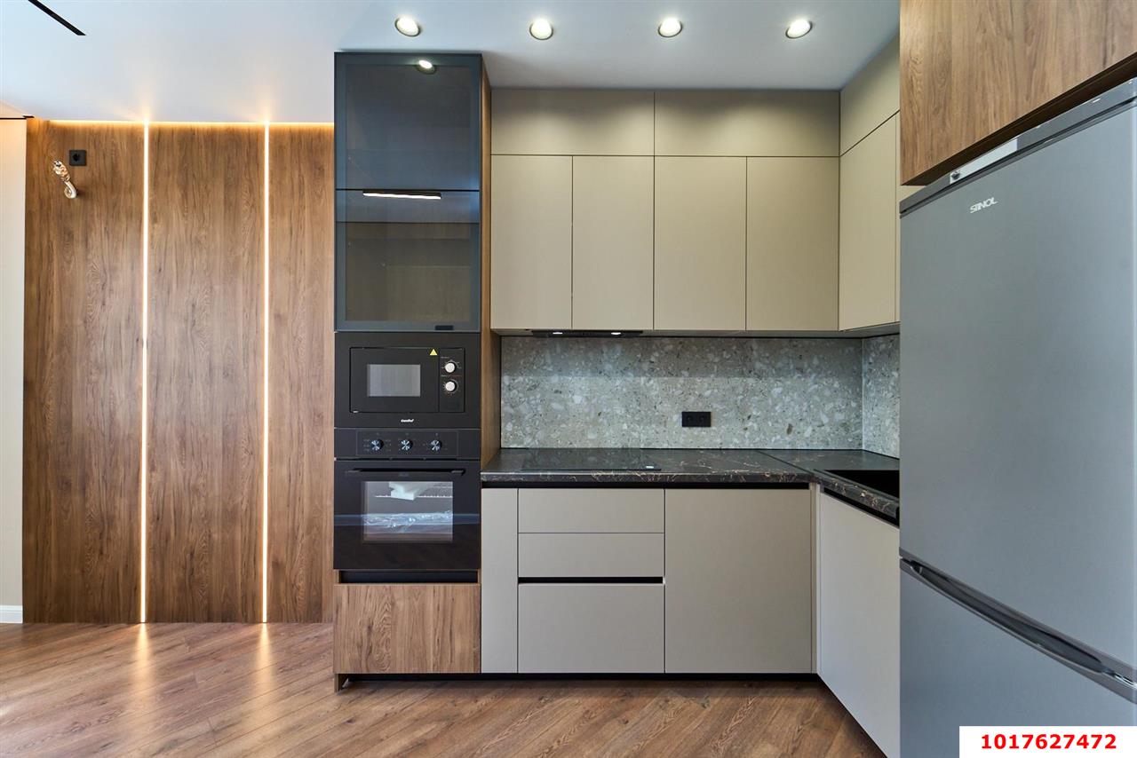 Фото №3: 1-комнатная квартира <span class="whitespace-nowrap">35 м²</span>, <span class="whitespace-nowrap">4/16 эт.</span> - Краснодар, Прикубанский внутригородской округ, мкр. жилой комплекс Самолёт-2, ул. Западный Обход, 57