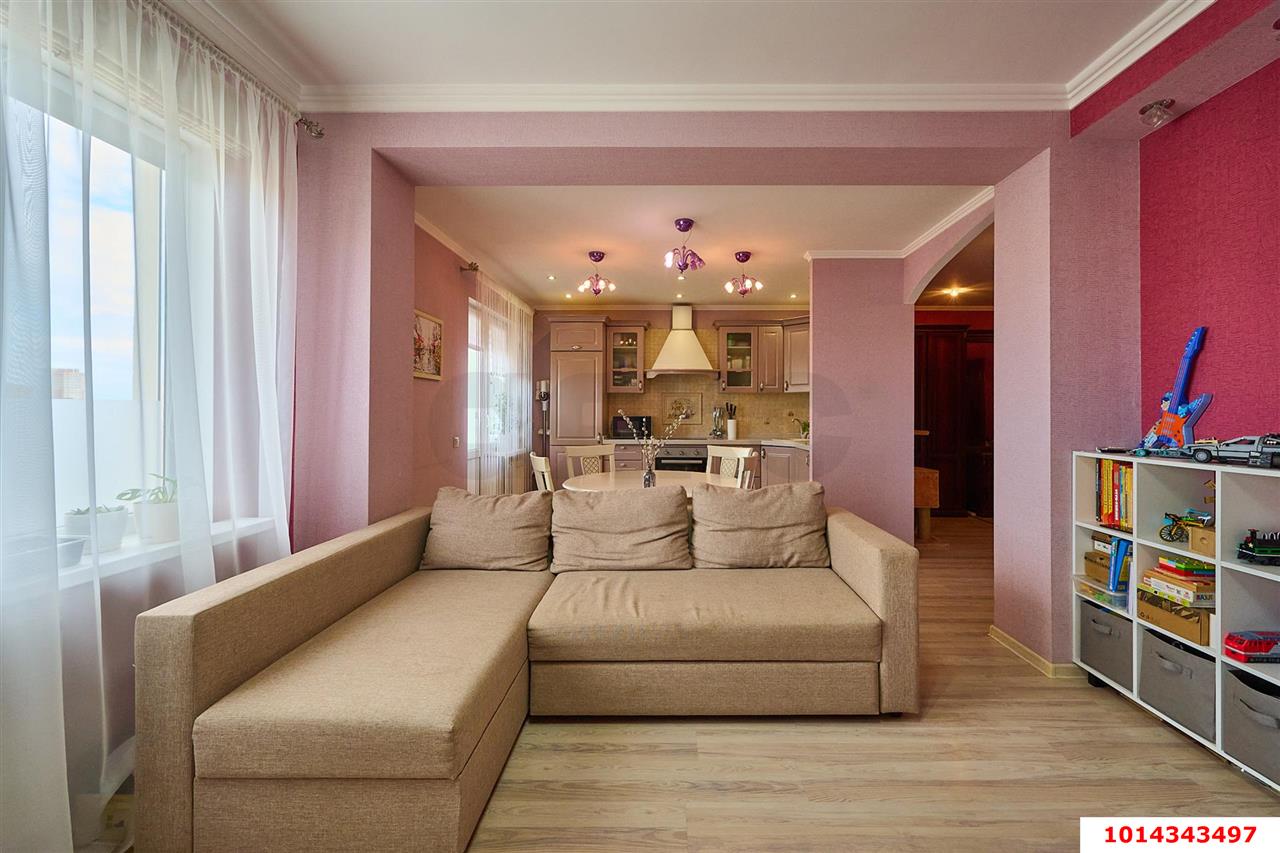 Фото №3: 2-комнатная квартира <span class="whitespace-nowrap">62 м²</span>, <span class="whitespace-nowrap">10/12 эт.</span> - Краснодар, Прикубанский внутригородской округ, Отделение № 1 совхоза Солнечный, мкр. Фестивальный, ул. Атарбекова, 7