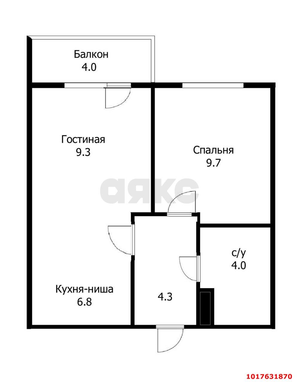Фото №3: 1-комнатная квартира <span class="whitespace-nowrap">39 м²</span>, <span class="whitespace-nowrap">8/16 эт.</span> - Краснодар, Прикубанский внутригородской округ, мкр. жилой комплекс Ракурс, ул. имени Героя Ростовского, 8к5