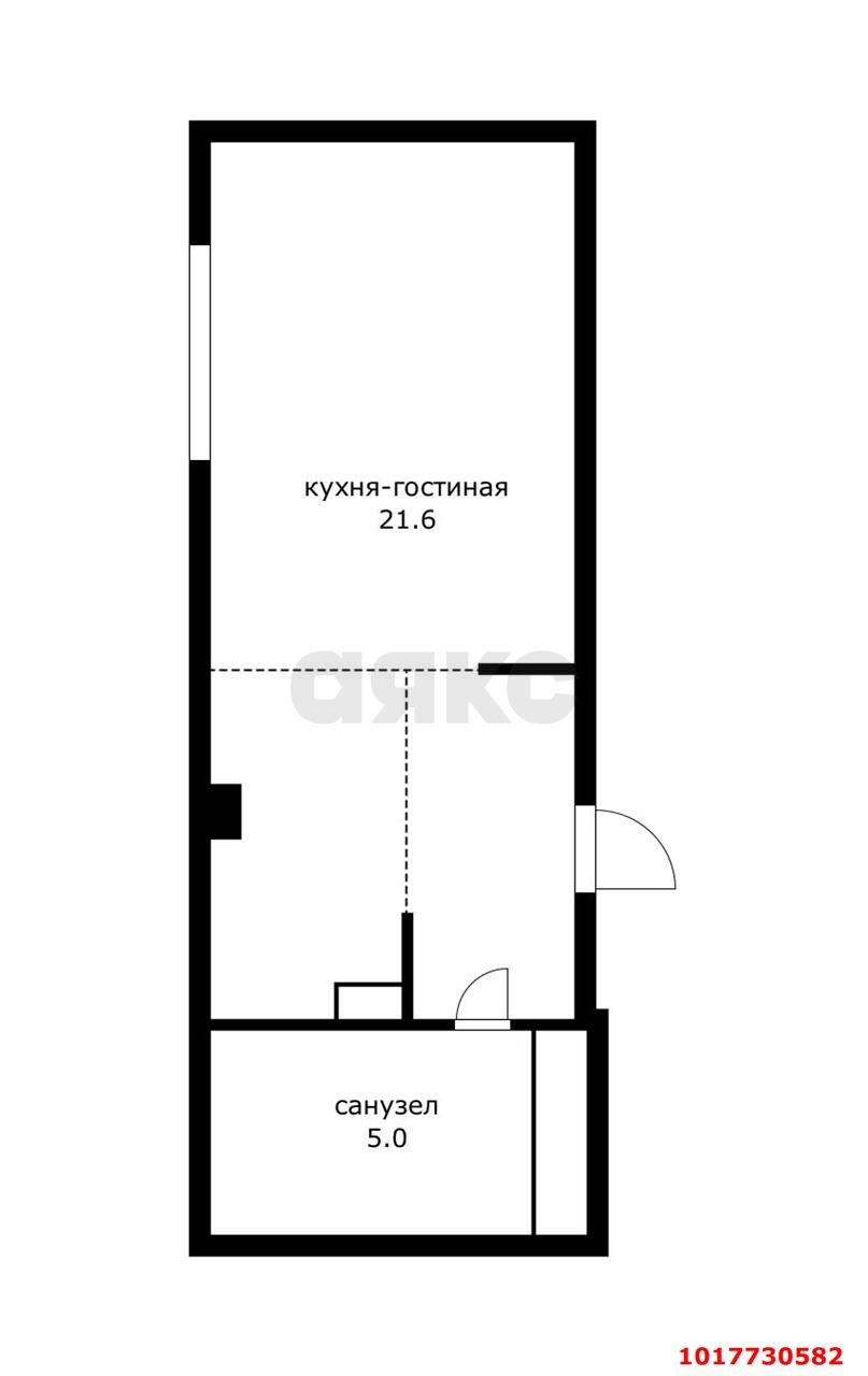 Фото №11: Апартаменты <span class="whitespace-nowrap">26 м²</span>, <span class="whitespace-nowrap">12/15 эт.</span> - Краснодар, Прикубанский внутригородской округ, Завод Измерительных Приборов, мкр. ЖК Девелопмент Плаза, ул. имени 40-летия Победы, 33Г
