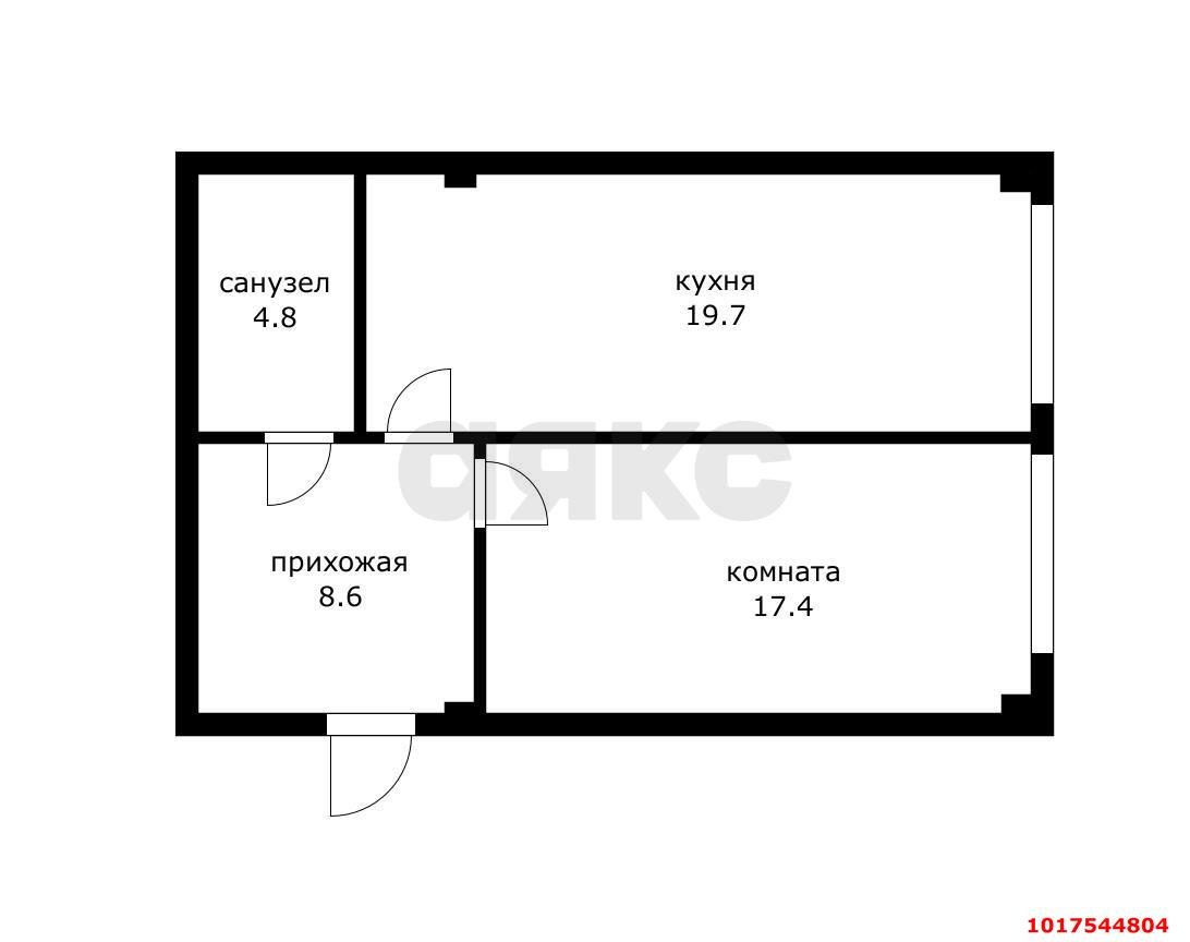 Фото №15: 2-комнатная квартира <span class="whitespace-nowrap">50 м²</span>, <span class="whitespace-nowrap">2/6 эт.</span> - Краснодар, Прикубанский внутригородской округ, мкр. Краевая Клиническая Больница, ул. 1 Мая, 298