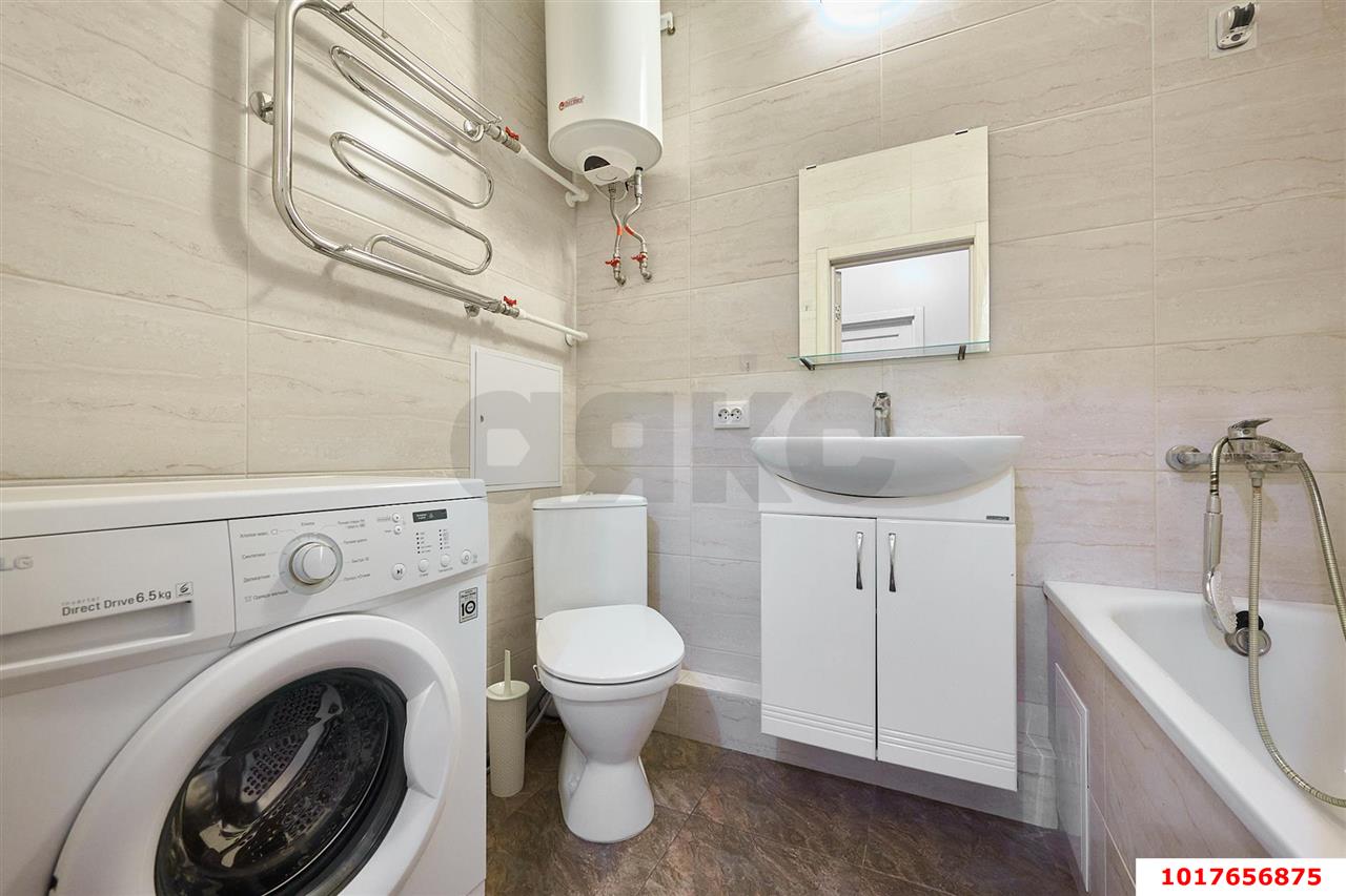 Фото №10: 1-комнатная квартира <span class="whitespace-nowrap">43 м²</span>, <span class="whitespace-nowrap">1/9 эт.</span> - Краснодар, Прикубанский внутригородской округ, ЖК На Красных Партизан, мкр. Славянский, ул. Заполярная, 35к5