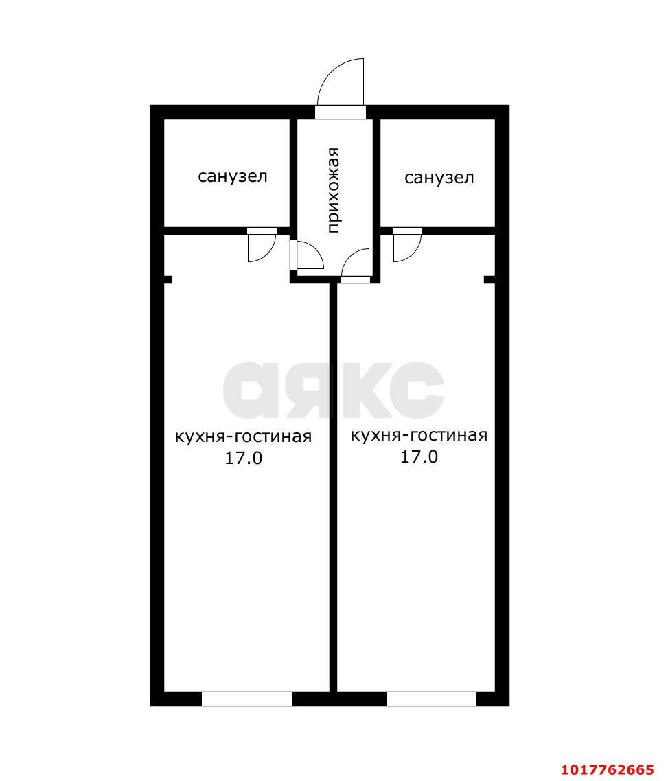 Фото №7: 1-комнатная квартира <span class="whitespace-nowrap">41 м²</span>, <span class="whitespace-nowrap">1/3 эт.</span> - Краснодар, Прикубанский внутригородской округ, Немецкая Деревня, мкр. жилой комплекс Германия, ул. Шумана, 3
