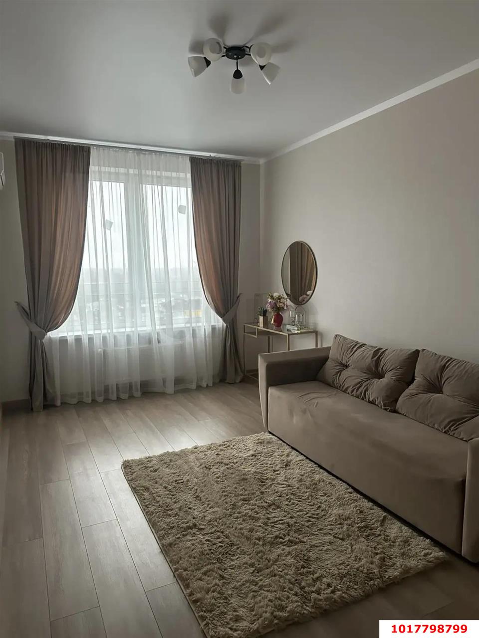 Фото №4: 1-комнатная квартира <span class="whitespace-nowrap">40 м²</span>, <span class="whitespace-nowrap">7/17 эт.</span> - Краснодар, Прикубанский внутригородской округ, мкр. жилой комплекс Сармат, ул. Константина Гондаря, 98к1