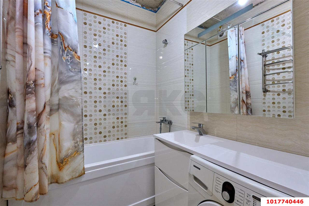 Фото №5: 2-комнатная квартира <span class="whitespace-nowrap">63 м²</span>, <span class="whitespace-nowrap">9/18 эт.</span> - Краснодар, Карасунский внутригородской округ, мкр. жилой комплекс Трилогия, ул. имени Невкипелого, 24/2к2