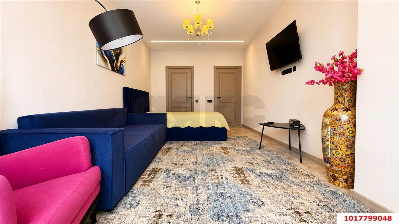 Фото №5: 1-комнатная квартира <span class="whitespace-nowrap">41 м²</span>, <span class="whitespace-nowrap">6/17 эт.</span> - Краснодар, Прикубанский внутригородской округ, 9-й километр, мкр. ЖК Валентина, ул. имени Дзержинского, 64/2