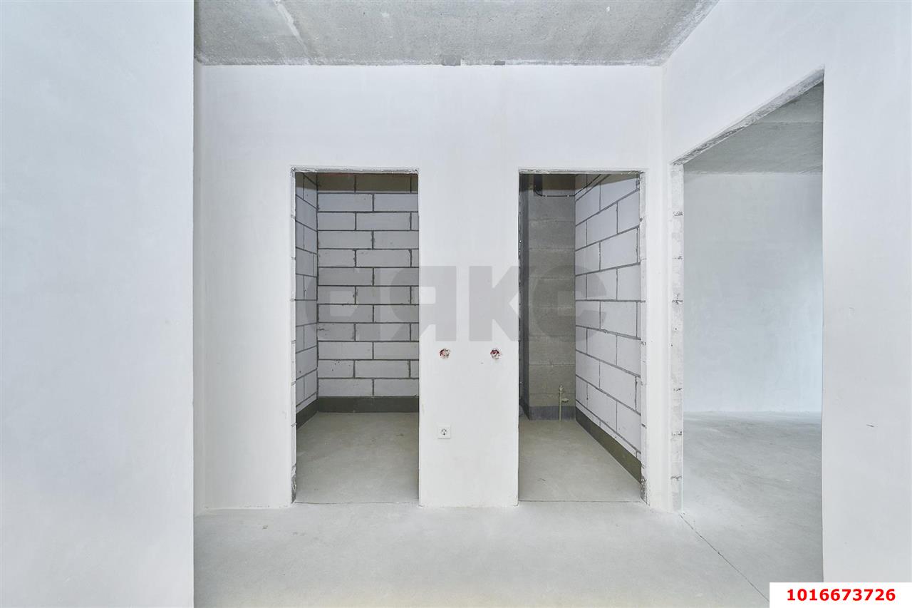 Фото №3: 2-комнатная квартира <span class="whitespace-nowrap">60 м²</span>, <span class="whitespace-nowrap">4/18 эт.</span> - Краснодар, Прикубанский внутригородской округ, мкр. ЖК Архитектор, ул. Наставников, 14