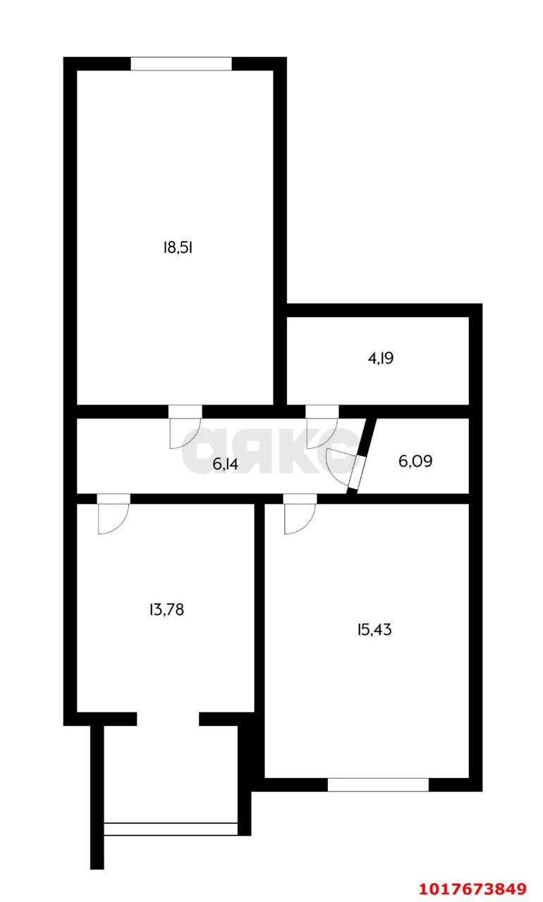 Фото №8: Офисное помещение <span class="whitespace-nowrap">62 м²</span>, <span class="whitespace-nowrap">1/6 эт.</span> - Краснодар, Западный внутригородской округ, Сельскохозяйственный Институт, мкр. Юбилейный, пр-кт Чекистов, 35