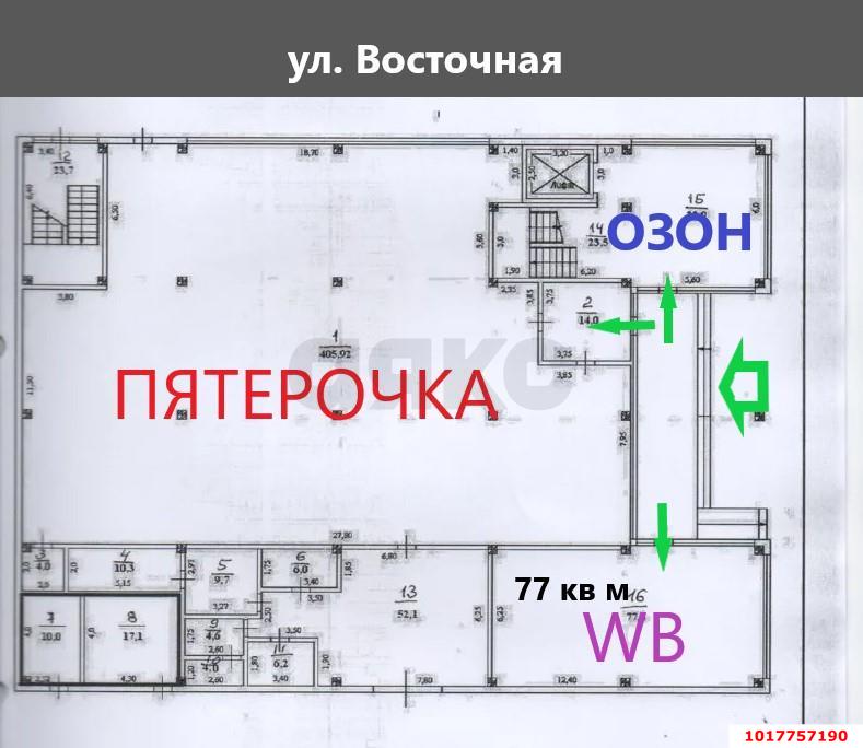 Фото №6: Торговое помещение <span class="whitespace-nowrap">516 м²</span>, <span class="whitespace-nowrap">1/2 эт.</span> - Тахтамукай, мкр. Европейская Деревня, ул. Восточная, 67/2