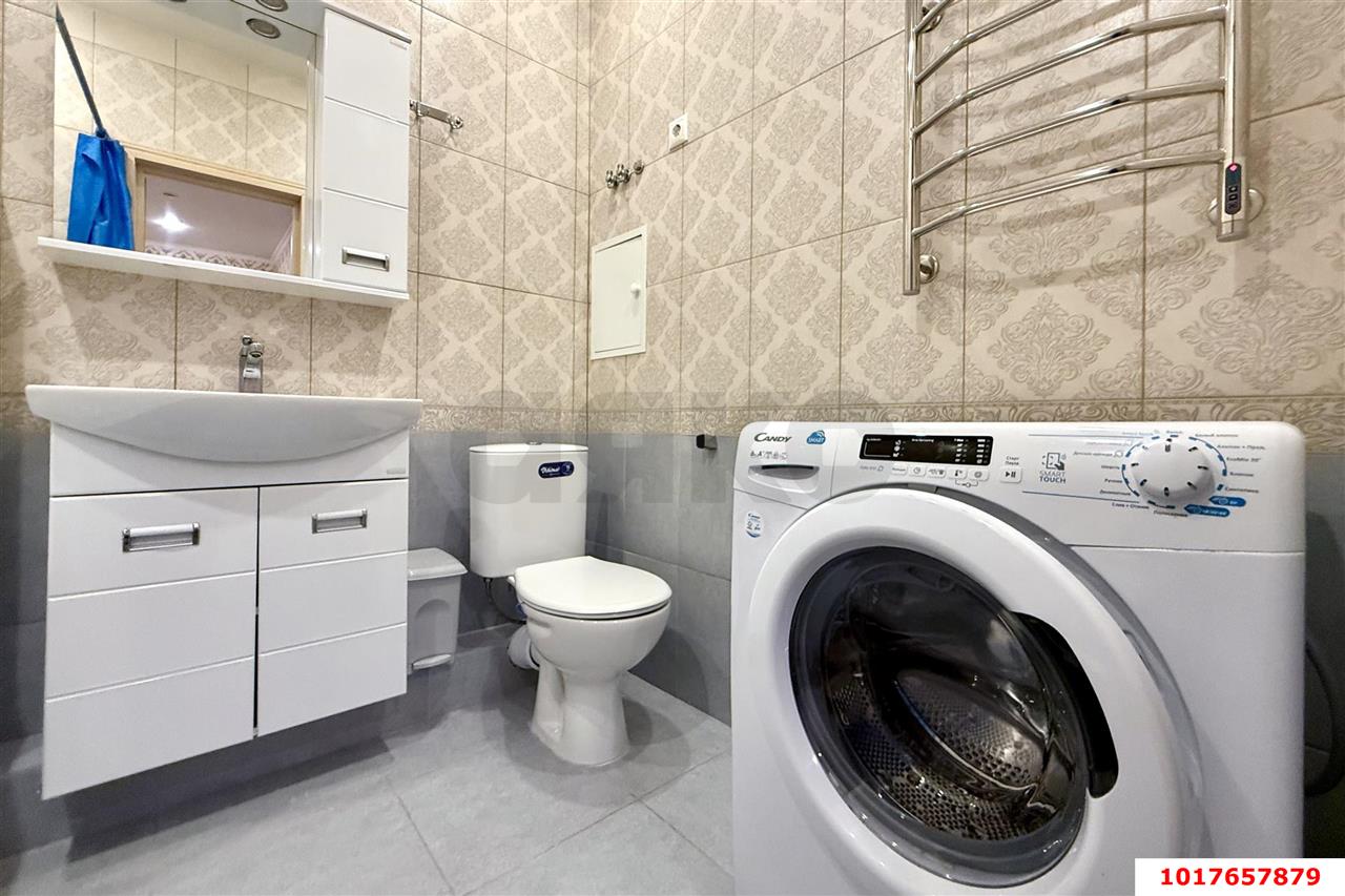 Фото №12: 1-комнатная квартира <span class="whitespace-nowrap">46 м²</span>, <span class="whitespace-nowrap">3/25 эт.</span> - Краснодар, Карасунский внутригородской округ, ж/м Пашковский, ул. Леонида Лаврова, 4