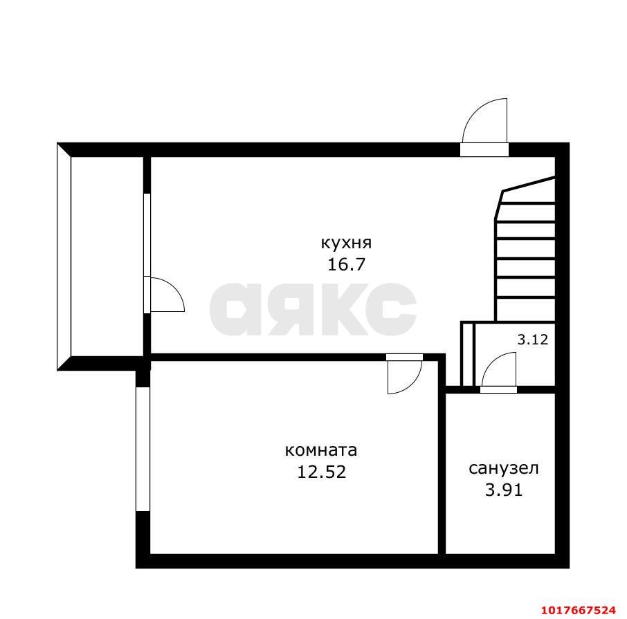 Фото №12: 3-комнатная квартира <span class="whitespace-nowrap">75 м²</span>, <span class="whitespace-nowrap">3/4 эт.</span> - Краснодар, Прикубанский внутригородской округ, Калинино, мкр. Завод Радиоизмерительных Приборов, ул. Вологодская, 4