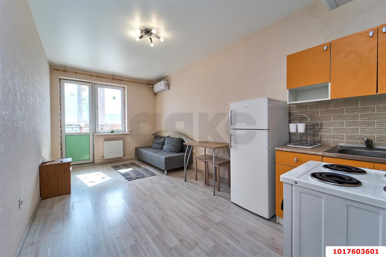 Фото №2: Студия <span class="whitespace-nowrap">25 м²</span>, <span class="whitespace-nowrap">7/20 эт.</span> - Краснодар, Прикубанский внутригородской округ, Музыкальный, ЖК Акварели, мкр. имени Петра Метальникова, ул. Петра Метальникова, 3/1к1
