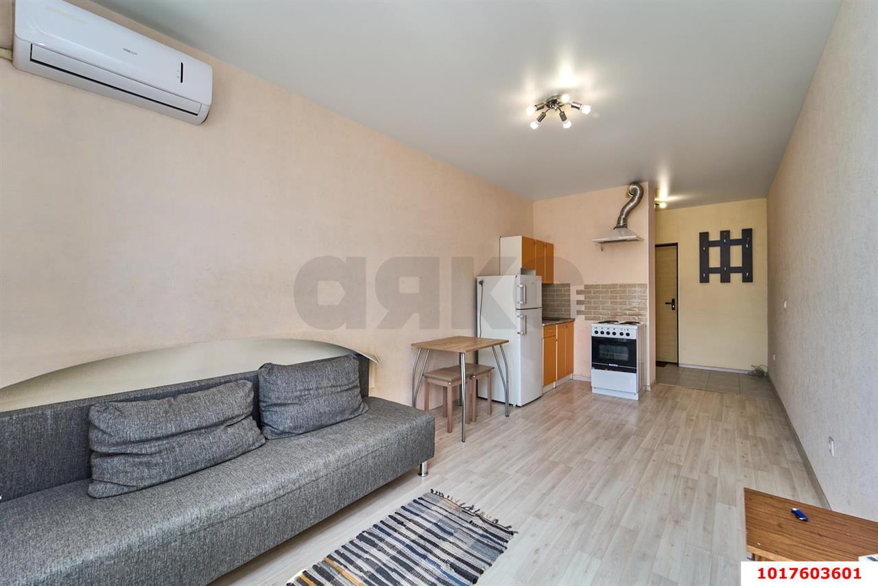 Фото №4: Студия <span class="whitespace-nowrap">25 м²</span>, <span class="whitespace-nowrap">7/20 эт.</span> - Краснодар, Прикубанский внутригородской округ, Музыкальный, ЖК Акварели, мкр. имени Петра Метальникова, ул. Петра Метальникова, 3/1к1